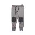 Minti Summer Patch Trackie Grey Marle with Charlcoal Knees